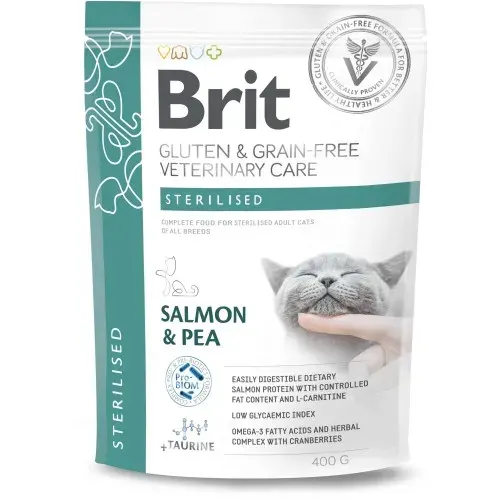 Brit Grain Free Veterinary Diets Cat Sterilised, 400 g