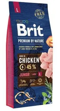 Brit Premium By Nature Junior L, 3 kg