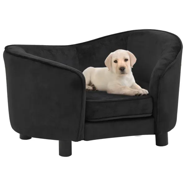 Gossi canapea pentru caini, negru, 69x49x40 cm, plus