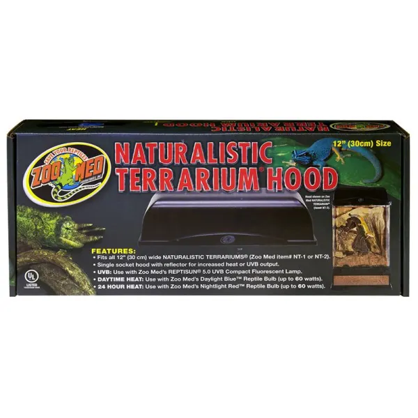 Capac terariu Zoo Med Naturalistic Terrarium Hood 1x60W 30cm