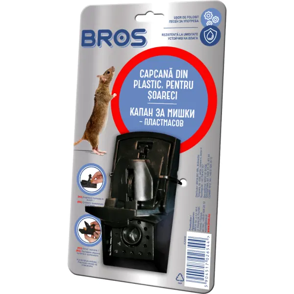 Capcana pentru soareci Bros, plastic, 200 g