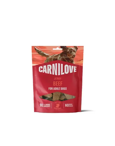 CARNILOVE Jerky Snack Beef Fillet recompense din carne pentru câini 100 g