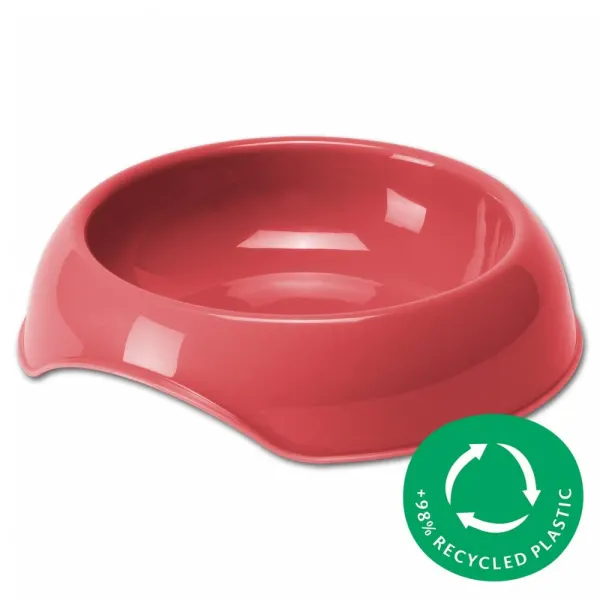 Castron pvc rosu, 700 ml