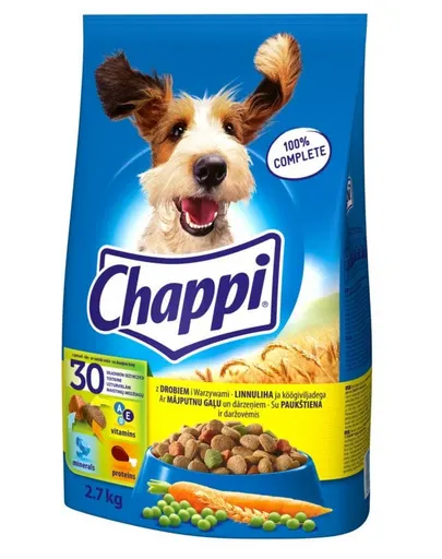 CHAPPI Hrana pentru caine, cu pasare 2.7 kg