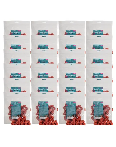 CHRUP&amp;GO Mini os înnodat 24x500 g recompense pentru câini, cu piept de rață