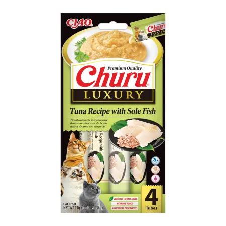 Churu Luxury Recompensa Cremoasa Reteta cu Ton si Sole fish