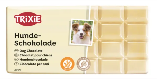 Ciocolata Alba Cu Vitamine Pentru Caini, 100 g