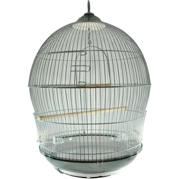 Colivie Pasari Rotunda 370, Gri Silver, 47x70 cm