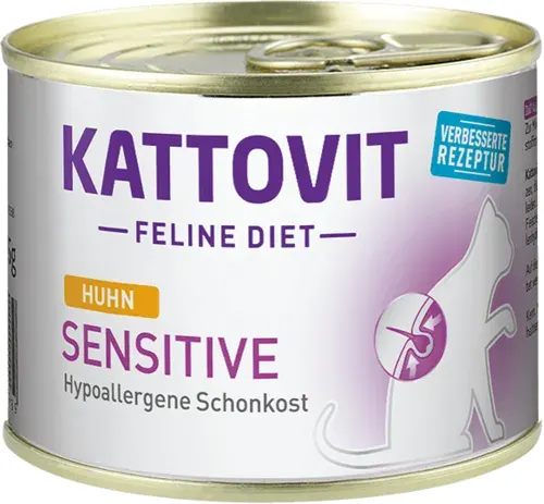 Conserva Kattovit Sensitive, Pui, 185 g