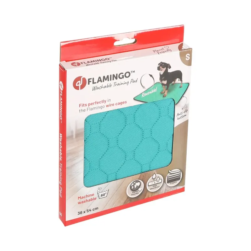 Covor Absorbant Caini, Lavabil, Antiderapant, Flamingo Patsy, S/ 54x38 cm