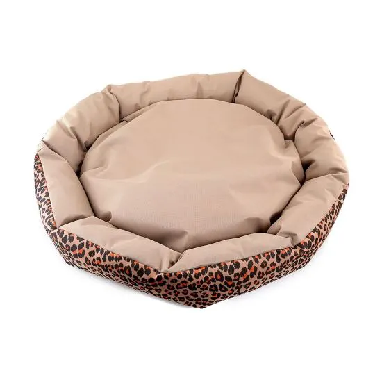 Culcus impermeabil, pentru caine/pisica, model animal print, 77 cm