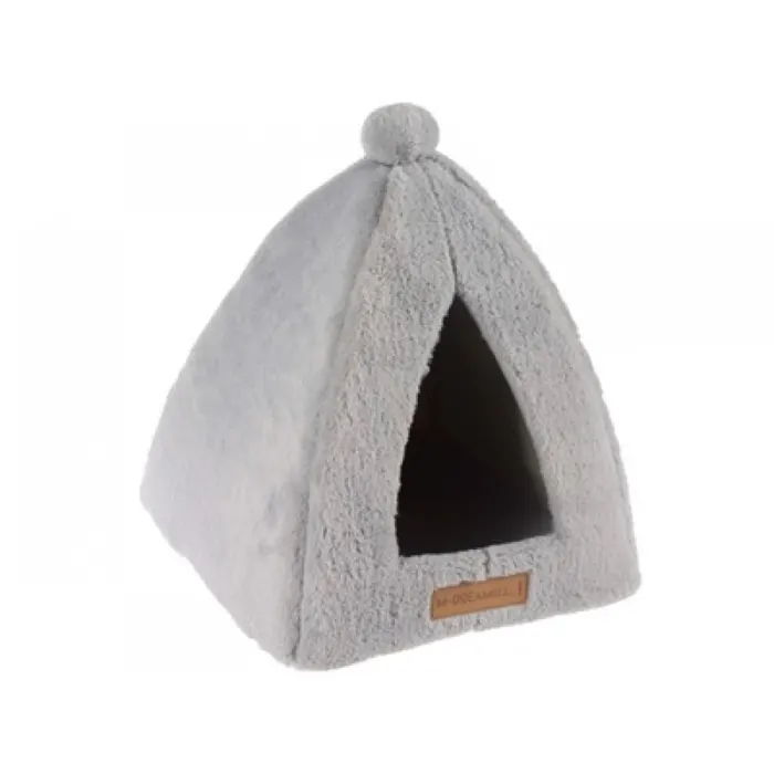 Culcus pentru pisici YULL Tipi Gri 37 x 37 x 37 cm