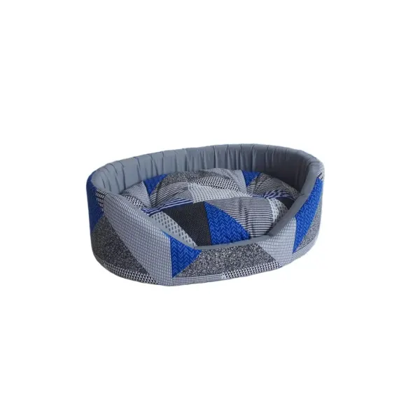 CULCUS TEXTIL PENTRU CAINI SI PISICI TAURUS 3 BLUE-GREY 51X61X20/60002992