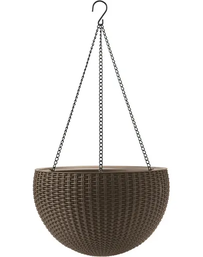 CURVER Ghiveci suspendat pentru flori Rattan Style