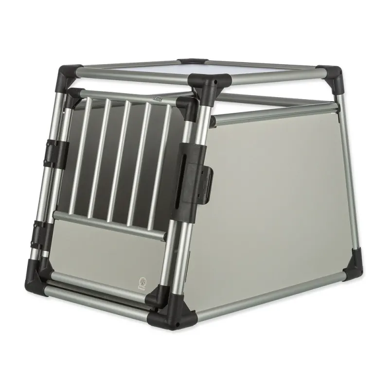Cușcă / geantă pentru transport animale de companie argintie 65x63 cm Trixie M-L – Plaček Pet Products