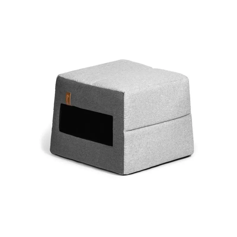 Cușcă pentru câini gri deschis 43x43 cm Up and Down L - Rexproduct