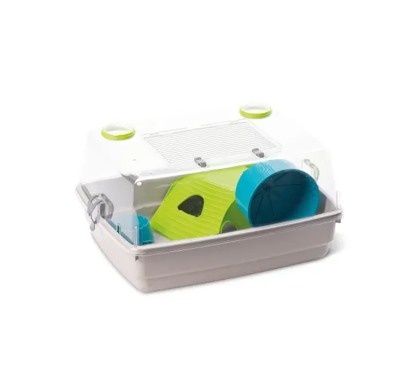 Cusca pentru Hamsteri, Junior Deluxe, cu capac, Plastic, 42x34x22 cm, 20030270