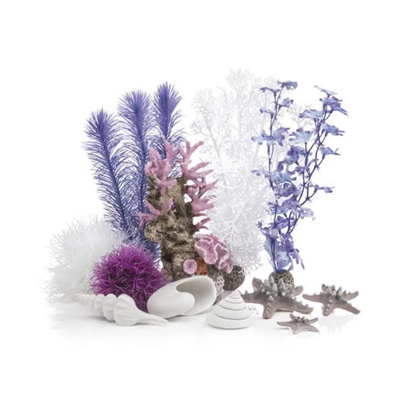 Decor plante roz Oase biOrb Decor Set - 30L Pink Ocean