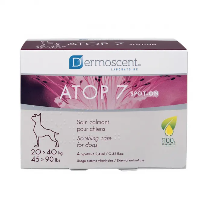 Dermoscent ATOP 7 Spot-On pentru caini 20-40 kg - 4 pipete