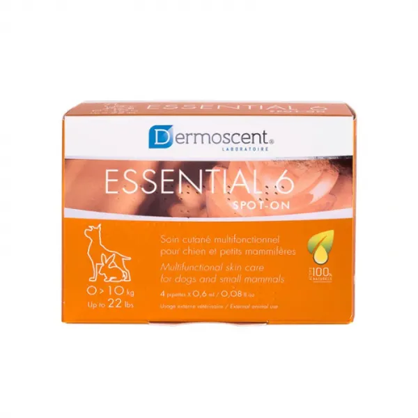 Dermoscent Essential 6 pentru caini ( 0   10 kg ) x 4 pipete
