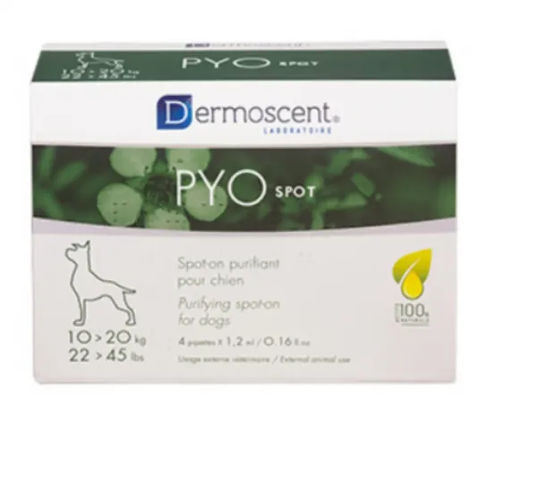 Dermoscent Pyo Spot Caine 10-20 kg - 4 pipete