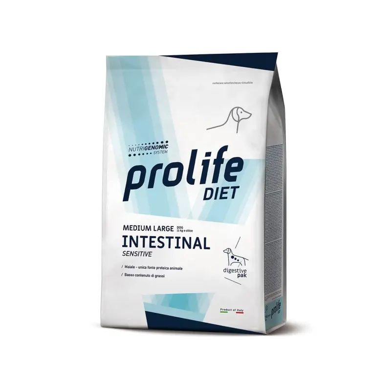 Dieta veterinara caini, Prolife Vet Intestinal Sensitive Medium & Large, 2 kg