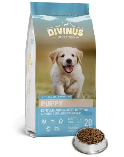 DIVINUS Puppy hrana uscata pentru caini juniori 20 kg