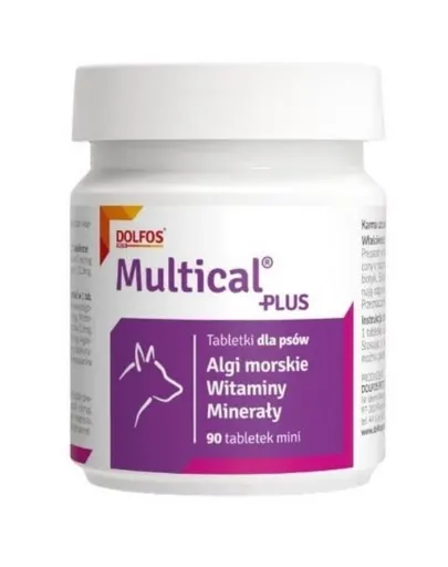 DOLFOS Dolvit Multical Plus Mini supliment cu vitamine câini talie mică, 90 tablete