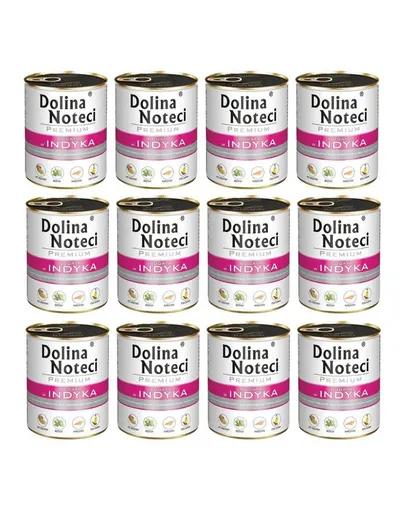 DOLINA NOTECI Premium Bogata in carne de curcan 12x800g