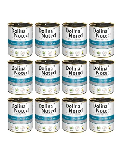 DOLINA NOTECI Premium Bogata in pastrav 12x800g