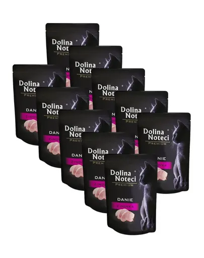 DOLINA NOTECI Premium hrană pisici, curcan 10x85 g
