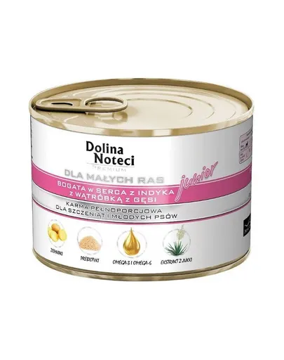 DOLINA NOTECI Premium Junior cu curcan și gâscă, pentru pui de talie mică 185g