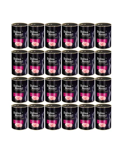 DOLINA NOTECI Premium Junior Set conserve hrana umeda pisoi, cu curcan 24 x 400 g