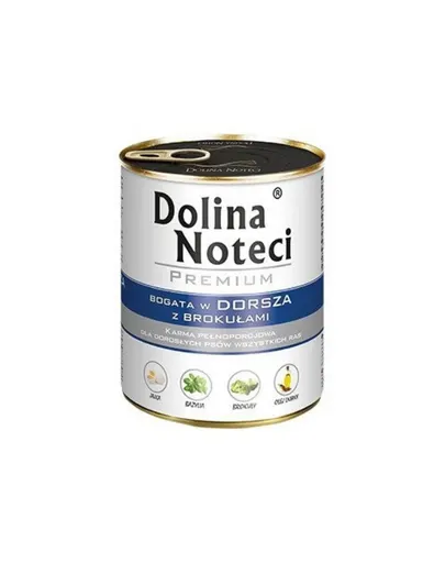 DOLINA NOTECI Premium Mix cod și broccoli și gâscă cu cartofi 24x800 g hrană câini