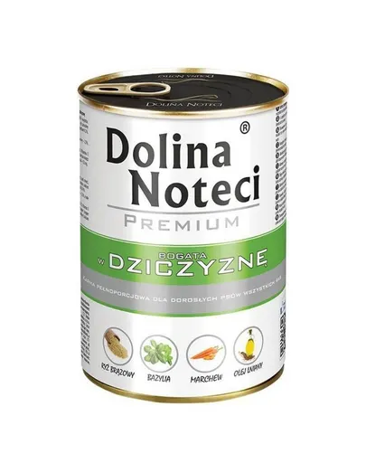 DOLINA NOTECI Premium pachet conserve câini 12x400g vânat