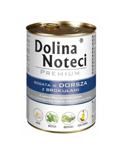DOLINA NOTECI Premium set conserve câini 12x400g cod și broccoli