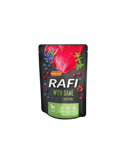 DOLINA NOTECI Rafi cu vanat hrana umeda caini 300 g