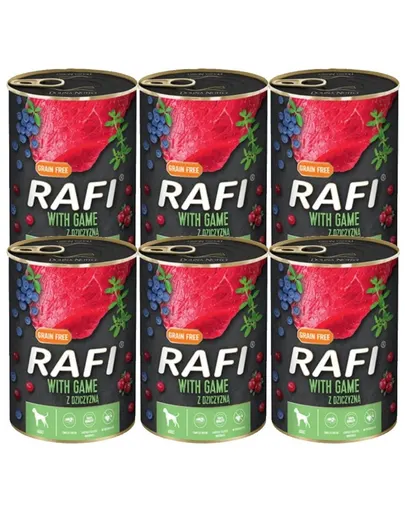 DOLINA NOTECI RAFI Hrana umeda caini, cu vanat 6x800 g