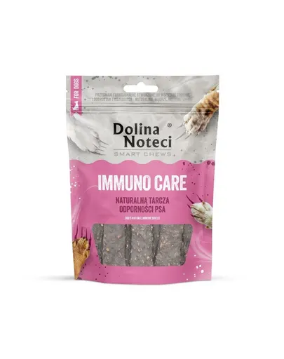 DOLINA NOTECI Smart Chews Immuno Care 100g recompense câini, susținerea imunității