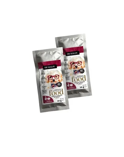 DR MALOU Hrană liofilizată rață cu dovleac 2x10 g hrană uscată pentru câini