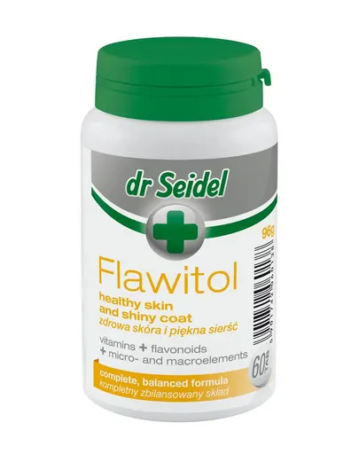 DR SEIDEL Flawitol piele și blană câini dermatologic 60 tablete