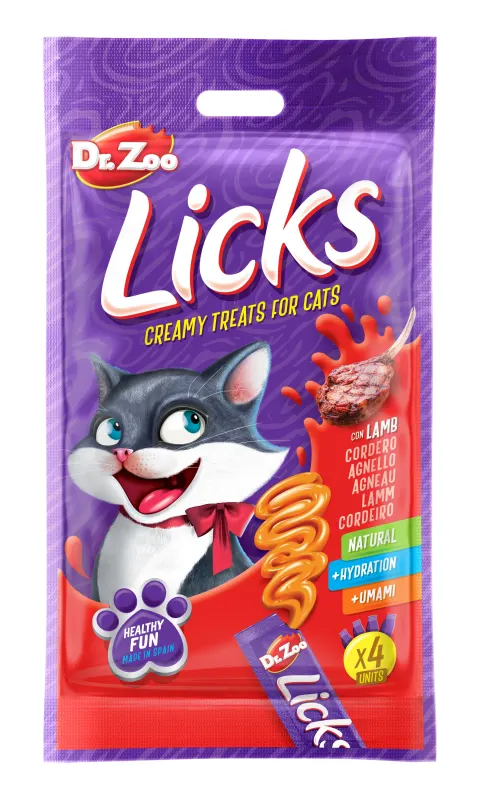 Dr Zoo Licks, recompense pisici, Miel, 4x15 g
