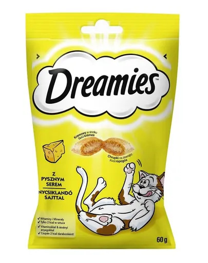 DREAMIES recompense pisici, cu branza 60 g