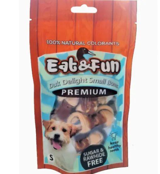 Eat&amp;Fun Recompense Caini Duck Delights Small Bones 105 g