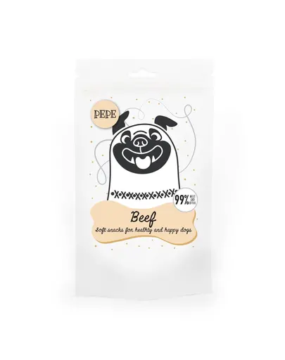 EGR PEPE Mini Chunkies Beef 80 g delicatese din carne de vită