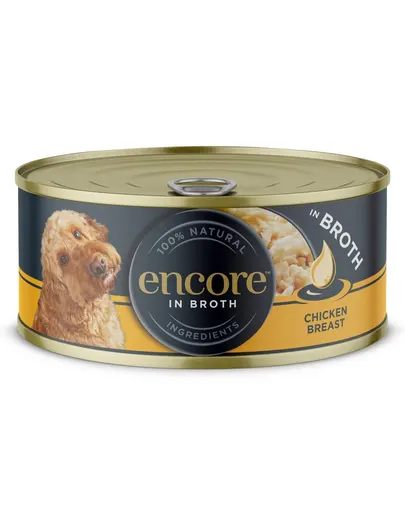 ENCORE Dog Chicken Breast in Broth piept de pui în bulion 156 g