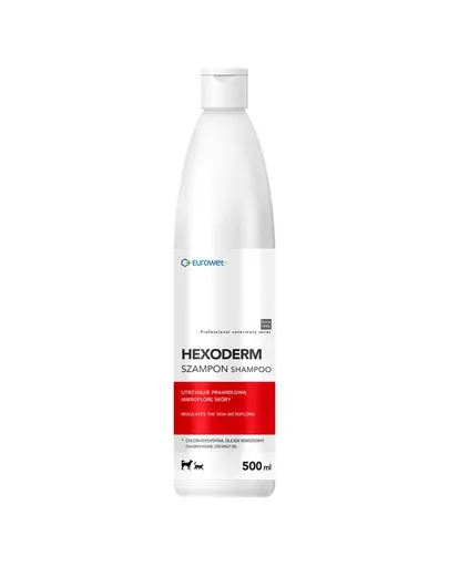 EUROWET Hexoderm șampon cu clorhexidină pentru câini și pisici 500 ml