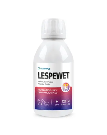 EUROWET Lespewet preparat susținere sistem urinar la câini și pisici 125 ml