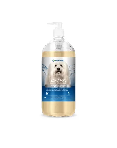 EUROWET șampon hidratant pentru câini cu aloe vera 1 L