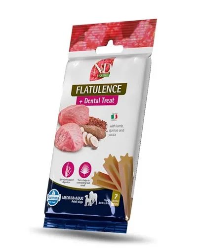 FARMINA N&amp;D Quinoa Dental Treat Flatulence Medium/Maxi 100 g baton dentar pentru caini de talie medie si mare, cu quinoa